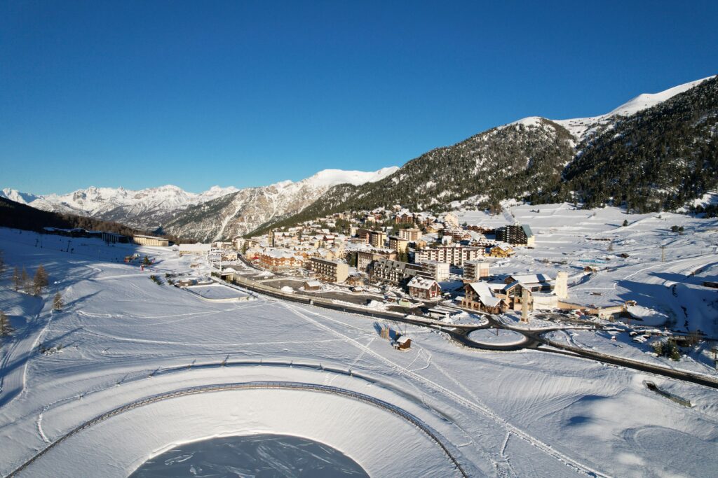Domaine de ski de la station de Montgenèvre