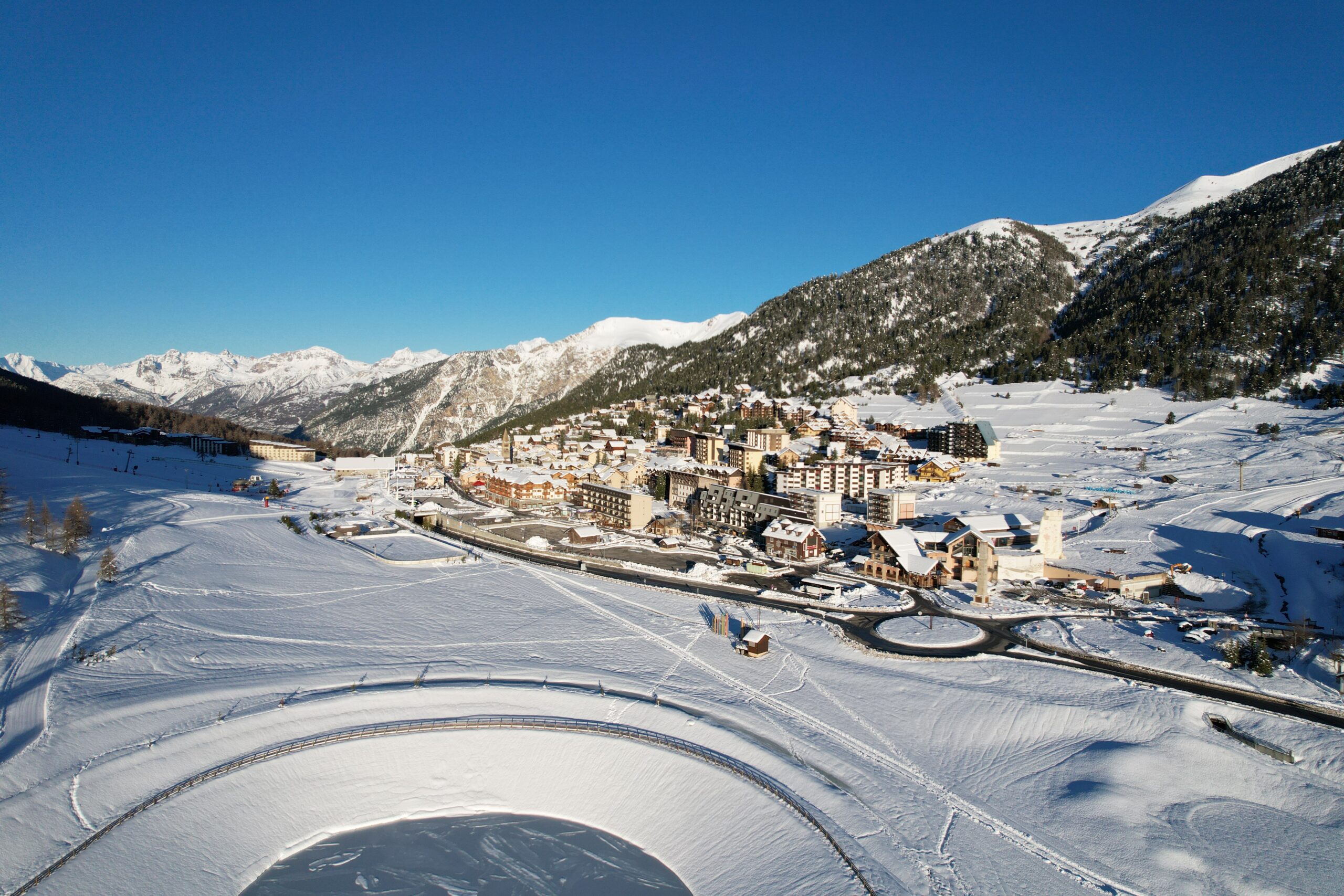 Domaine de ski de la station de Montgenèvre