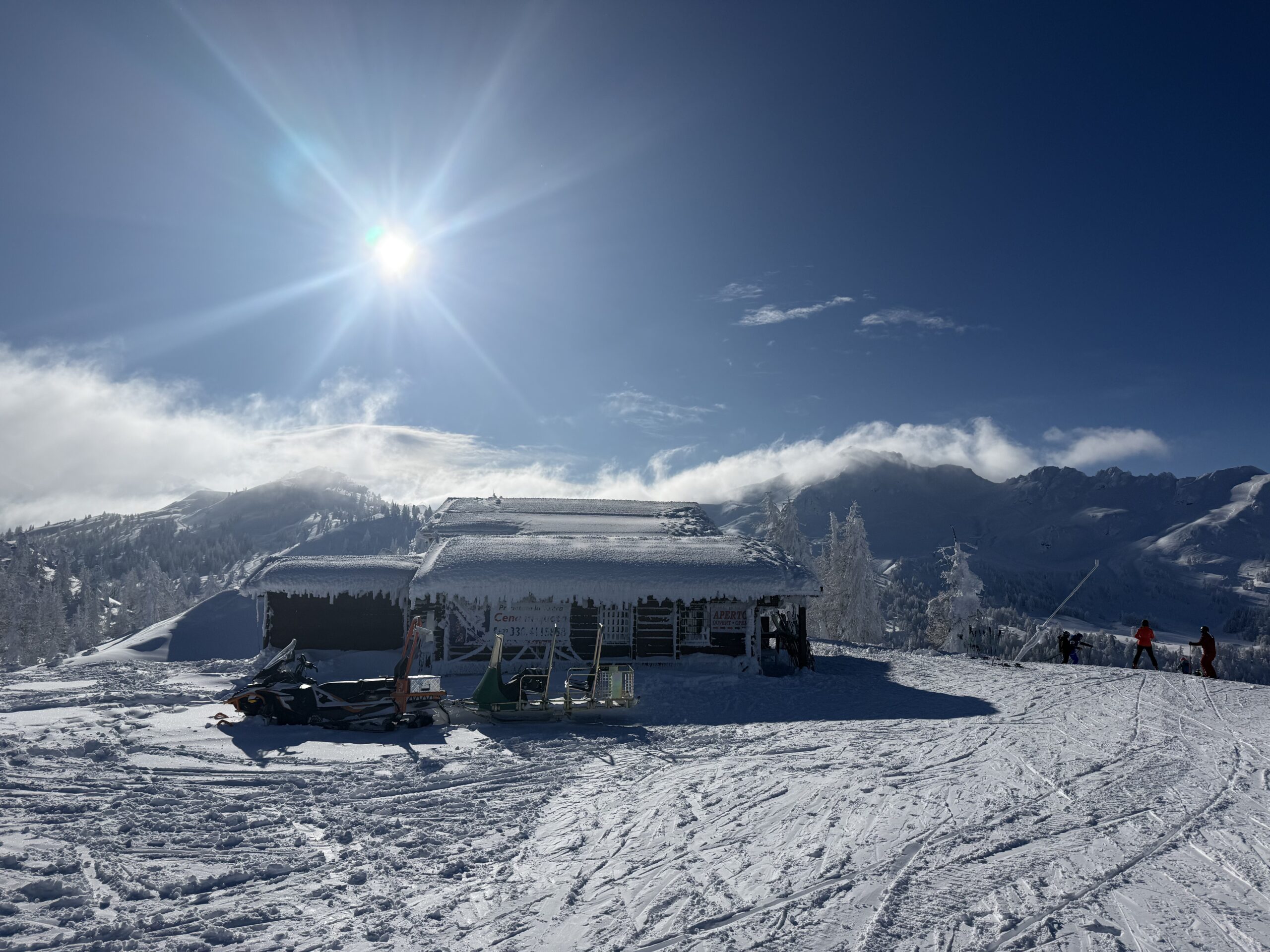Taux d’enneigement à Montgenèvre dans les Hautes-Alpes
